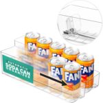 Automatic Soda Can Organizer - 2-Pack - Soda Can Dispenser for Refrigerator - Automatic Drink Holder for Fridge - Organizing Rack for Kitchen or Pantry - Beverage Dispenser & Holder (Small) - Image 2