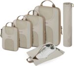 BAGSMART 6 Set Packing Cubes for Suitcases, Lightweight Suitcase Organizers & Compression Travel Cubes - Image 2