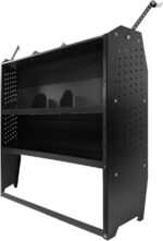 Cargo Van Shelving Steel Low/Mid/High Roof Storage System Fit for Ford Transit, Promaster, Chevy Express/GMC Savana, NV, Sprinter and Metris, Steel Cargo Van Shelves 32" W x 46" H x 13" D - Image 2