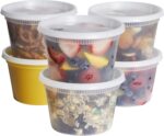GUSTO [48 Sets 16 oz. Plastic Deli Disposable Food Storage Containers With Airtight Lids (Formerly Comfy Package) - Image 2