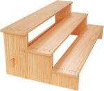 JinDoWin 3 Tiered Spice Rack Organizer for Cabinet,Spice Organization for Cabinet,Seasoning Organizer,Spice Shelf and Spice Organizer for Cabinet,Pantry Organizers and Storage (1 Pack, Medium) - Image 2