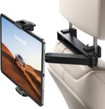Lamicall Car Headrest Tablet Holder - [Lockable] [3 in 1 Extension Arm] Upgrade Tablet Mount for Car Backseat, Road Trip Essentials for Kids, for iPad Pro, Air, Mini, Galaxy, Fire HD, 4.7-13" Tablets - Image 2