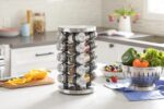Orii 20 Jar Stainless Steel Rotating Spice Rack - Image 3