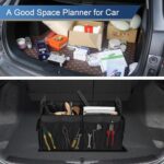Femuar Car Trunk Organizer, Trunk Storage Organizer with 72L Large Capacity Waterproof Collapsible and 11 Pockets, Trunk Organizer for Suv/Jeep/Sedan, Large Size, Black - Image 7
