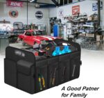 Femuar Car Trunk Organizer, Trunk Storage Organizer with 72L Large Capacity Waterproof Collapsible and 11 Pockets, Trunk Organizer for Suv/Jeep/Sedan, Large Size, Black - Image 8