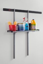 Rubbermaid FastTrack Rail Large Shelf Organization System, Holds up to 50 Pounds, Ideal for Cleaning Products/Garden Supplies/Laundry Products - Image 7