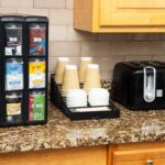 Mind Reader Countertop Organizer, Office Breakroom Supply Caddy, Desktop Organizer, Metal Mesh, Black - Image 7