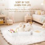 Criusia 15 Pack Drawer Organizer for Clothes, Foldable Dresser Dividers with 3 Sizes, Fabric Storage Bins – White - Image 3