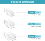 Ettori Set of 6 Clear Plastic Storage Bins - The Ultimate Pantry Organizers and Storage Solution for Kitchen, Cabinet, and Refrigerator Organization - Image 3