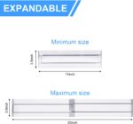 18 Pack Clear Acrylic Drawer Dividers 3.5" High,11-20" Adjustable Drawer Organizers for Clothes, Clear Plastic Separators for Dresser for Bedroom Office Kitchen Storage - Image 3