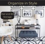 BLU MONACO White Desktop Organizer with Drawer – Paper Wood Bill & Mail Organizer for Office Desk, Countertop & Workspace Storage | with Drawer, Bill - Image 3