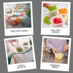 Cambro Food Storage Storage Containers with Lids - Translucent (Microwave Safe and BPA-Free) - 16 and 32 oz (ounce) Food Storage Container - (20 Piece Set) - Image 5