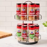 McCormick Spice Rack, Two Tier Chrome, Featuring 16 Herbs & Spices for Everyday Cooking, Great Gift for Housewarming, Wedding & Bridal Shower, 26.09 oz - Image 8