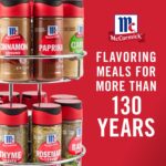 McCormick Spice Rack, Two Tier Chrome, Featuring 16 Herbs & Spices for Everyday Cooking, Great Gift for Housewarming, Wedding & Bridal Shower, 26.09 oz - Image 9