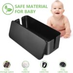Cable Management Box, Large Cord Organizer Box to Hide Power Strip & Under Desk,TV Computer Wires Cable Organizer Hider Box with Cable Clips&Reusable Cable Ties for Home/Office(Black) - Image 3