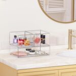 Vtopmart Stackable Storage Drawers Set of 3,Clear Plastic Organizer Bins for Makeup, Cosmetics, Beauty Supplies,Ideal for Vanity, Bathroom,Cabinet,Pantry Organization - Image 3