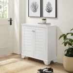 Crosley Furniture Lydia Accent Storage Cabinet, Bar, Buffet for Kitchen, Living Room, or Entryway, White - Image 6