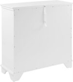 Crosley Furniture Lydia Accent Storage Cabinet, Bar, Buffet for Kitchen, Living Room, or Entryway, White - Image 8
