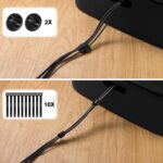 Cable Management Box - Large Cord Organizer Box to Hide Power Strip & Under Desk, TV Computer Wires Cable Organizer Box with Baby Proofs, Desk Cord Organizer for Home/Office - Black - Image 4