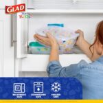 Glad for Kids GladWare Variety Pack - Back-to-School Food Storage Containers with Lids - Mixed Sizes with Rainbow and Cute Patterns - Tight-Sealing Kids Lunch Set - 26 Pieces - Image 3