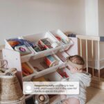 Delta Children MySize 9 Bin Plastic Toy Organizer - Greenguard Gold Certified, Grey - Image 7