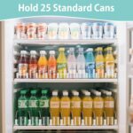 Drink Organizer for Fridge, 5 Row Automatic Pusher Glide, Adjustable Width Soda Can Dispenser for Refrigerator-Holds up to 25 Cans - Image 6