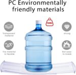 SPEREELER 6 Pack Adjustable Drawer Dividers for Clothes,5" High Expandable From 13-21" Clear Drawer Organizers, PC Plastic Separators for Dresser/Bedroom/Bathroom/Kitchen/Office Storage - Image 6