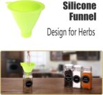 SWOMMOLY 36 Glass Spice Jars with 703 Spice Labels, Empty Square Spice Bottles 4 oz with Pour/Sift Shaker Lid, Airtight Cap, Chalk Marker and Funnel Complete Set - Image 6