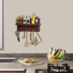 Styptika Key Holder Wall Mount, Keys Holder on Wall with Shelf, Key and Mail Holder for Wall with 4 Double Hooks for Dog Leash, Sunglasses, Bags - Musical Note Design Entryway Hanger - Image 8