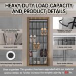Kotkn Over the Door Shoe Organizer with 30 Breathable Mesh Pockets - Large Capacity Closet Storage for Men & Women, Hanging Shoe Rack Organizer (Gray) - Image 3