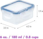 LOCK & LOCK Easy Essentials Food Storage Container Set, 4-Piece -Clear - Image 3
