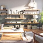 Yuanshikj 2Pc (70" Tall 12" deep 3/4") Industrial Wall Mount Iron Pipe Shelf Shelves Shelving Bracket Vintage Retro Black DIY Open Bookshelf Storage Home Kitchen (2 Pcs 5Tier Hardware only) - Image 4