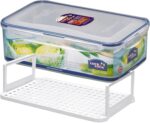 LOCK & LOCK Airtight Rectangular Food Storage Container with Special Drain Tray 121.73-oz / 15.22-cup - Image 4