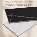 Metal Coat Rack Freestanding, Stable Clothing Rack with Rock Base, Coat Tree Suitable for Bedroom, Hallway, Office, 70.8 Inches High, Black - Image 8