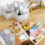 Ohlove 20Pcs Drawer Organizer Dividers 17"x2.8" Adjustable Storage Organizer Separator for Socks, Underwear, Makeup, Kitchen, Dresser - Image 5