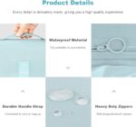 Mossio Hanging Toiletry Bag - Large Cosmetic Makeup Travel Organizer for Men & Women with Sturdy Hook - Image 6