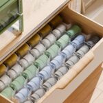 Honeycomb Separator Adjustable Drawer Organizer Divider for Underwear Belt-Scarf Socks Organizer (White(2pcs)) - Image 4