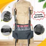 Black Car Handbag Holder Between Seats Suede Car Storage Bag Large Capacity 7 Compartment Purse Phone Ipad Automotive Consoles Organizer Safe Barrier of Pet Kids… - Image 5