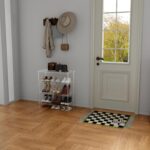 Aquiver 4-Tier Acrylic Shoe Rack - Shoe Rack Organizer - Modern Shoe Storage Shelf, Holds 12-16 Pairs of Shoes for Entryway, Closet - 25.6'' L x 11.8'' W x 28.3'' H, Clear, Easy Assembly & Clean - Image 3