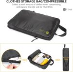 Compression Packing Cubes - Lightweight Waterproof - Large Packing Cubes for Travel - Pack of 3 - Space-Saving Luggage with Handles & Zippers - for Suitcase, Men & Women - Image 6