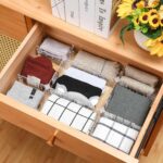 45 Pcs Adjustable Drawer Dividers with Fixed Buckle Drawer Organizer Box Dividers Back To School Gift for Socks Underwear Makeup Kitchen Bedroom Dresser Office Storage (Clear) - Image 8
