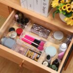 45 Pcs Adjustable Drawer Dividers with Fixed Buckle Drawer Organizer Box Dividers Back To School Gift for Socks Underwear Makeup Kitchen Bedroom Dresser Office Storage (Clear) - Image 9
