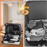 9 Set Packing Cubes for Travel Essentials, Suitcase Organizer Bags for Airplane Road Trip Camp - Navy Blue - Image 6