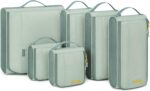 BAGSMART Keep Shape Packing Cubes for Travel, 6 Set Travel Cubes for Packing, Lightweight Suitcase Organizer Bags Set for Travel Essentials - Image 2