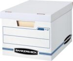 Bankers Box 30-Pack Basic Duty File Storage Boxes with Lids, Letter/Legal, STOR/FILE, (0071304) - Image 2