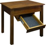 Casual Home 615-15 Kennedy End Table with Concealed Drawer, Concealment Furniture, Warm Brown - Image 2