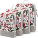 Compression Packing Cubes for Travel 4 Set Luggage Packing Organizer Bag Compressible Expandable Organizer Cubes For Carry On Luggage Suitcase Travel Essentials Accessories for Women Men - Image 2