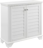 Crosley Furniture Lydia Accent Storage Cabinet, Bar, Buffet for Kitchen, Living Room, or Entryway, White - Image 2