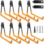 Garage Hooks Heavy Duty, 10 Pack Wall Mount Storage Hangers with Extension Cord Holder Organizer, for Power Tool, Garden Tool, Utility, Ladder, Hose and More - Image 2