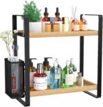 LEMIKKLE Bathroom Counter Organizer with Basket, Bathroom Organizers and Storage,Skincare Organizers for Vanity,Storage Organizers for Bathroom, Kitchen, Dresser - Image 2